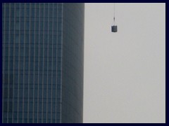 Chow Tai Fook Centre (530m, 111 floors, 2016) under construction.